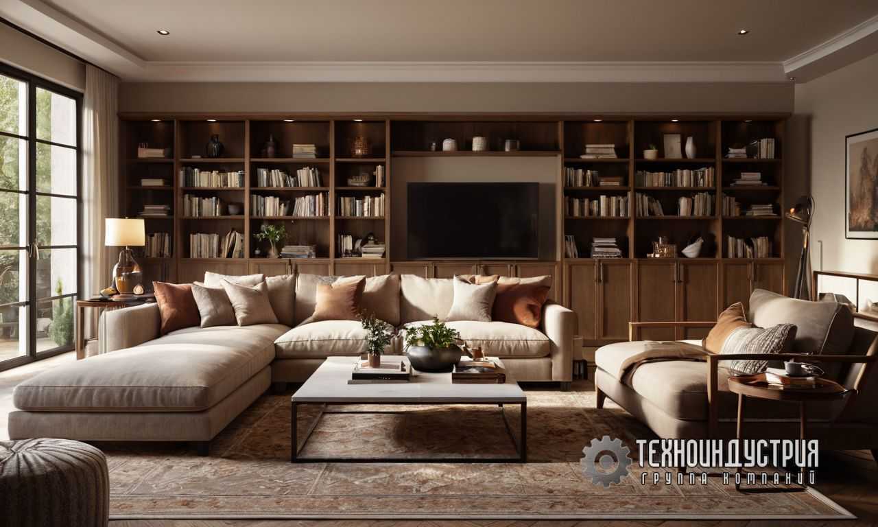 Современные идеи для стильной и уютной гостиной в стиле модерн