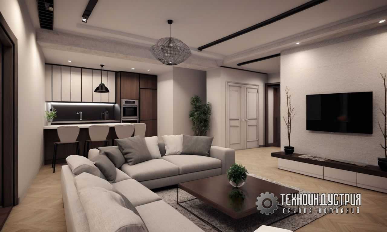 Выбор мебели для крупных помещений в стиле минимализм