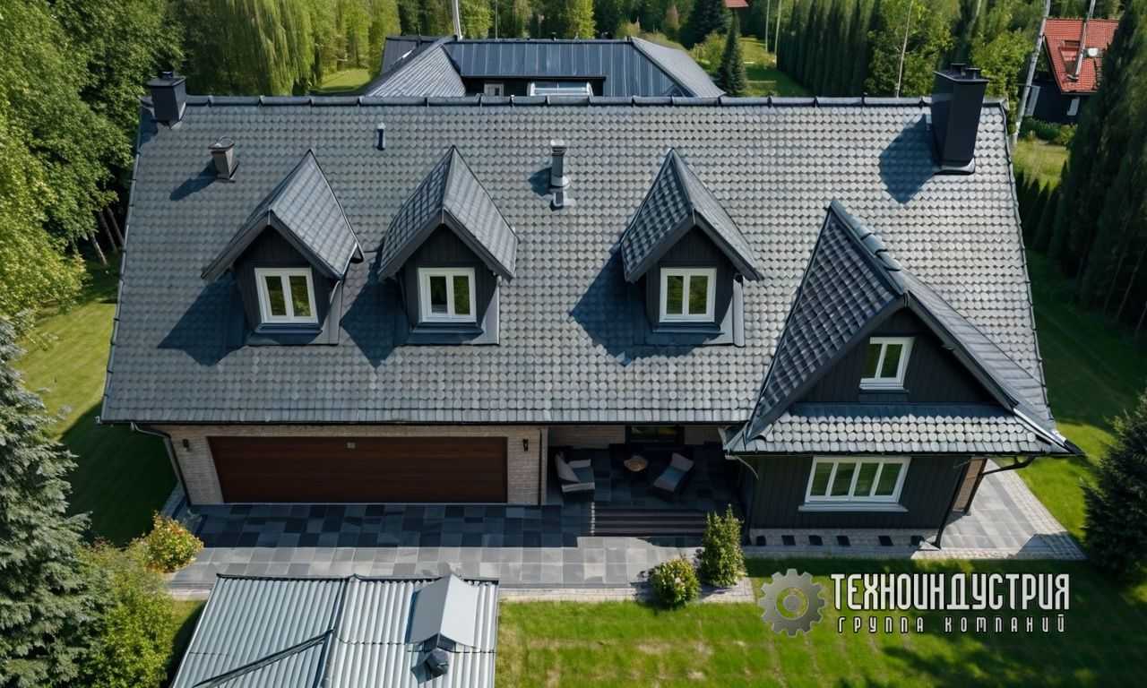 Зеленая кровля и солнечные панели для устойчивого дома с минимальными затратами