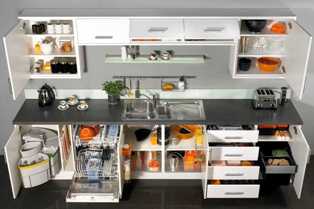 Кухонные шкафы: организация пространства для хранения и приготовления пищи