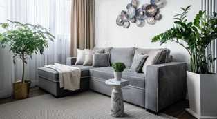 Угловой диван: создание уютной зоны отдыха в гостиной