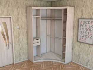Угловой шкаф: практичное решение для небольших комнат