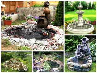 Украшение сада фонтанами и каскадами: секреты создания