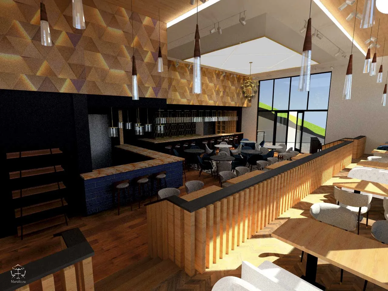 Уникальный дизайн интерьера кафе: как привлечь посетителей и создать атмосферу.
