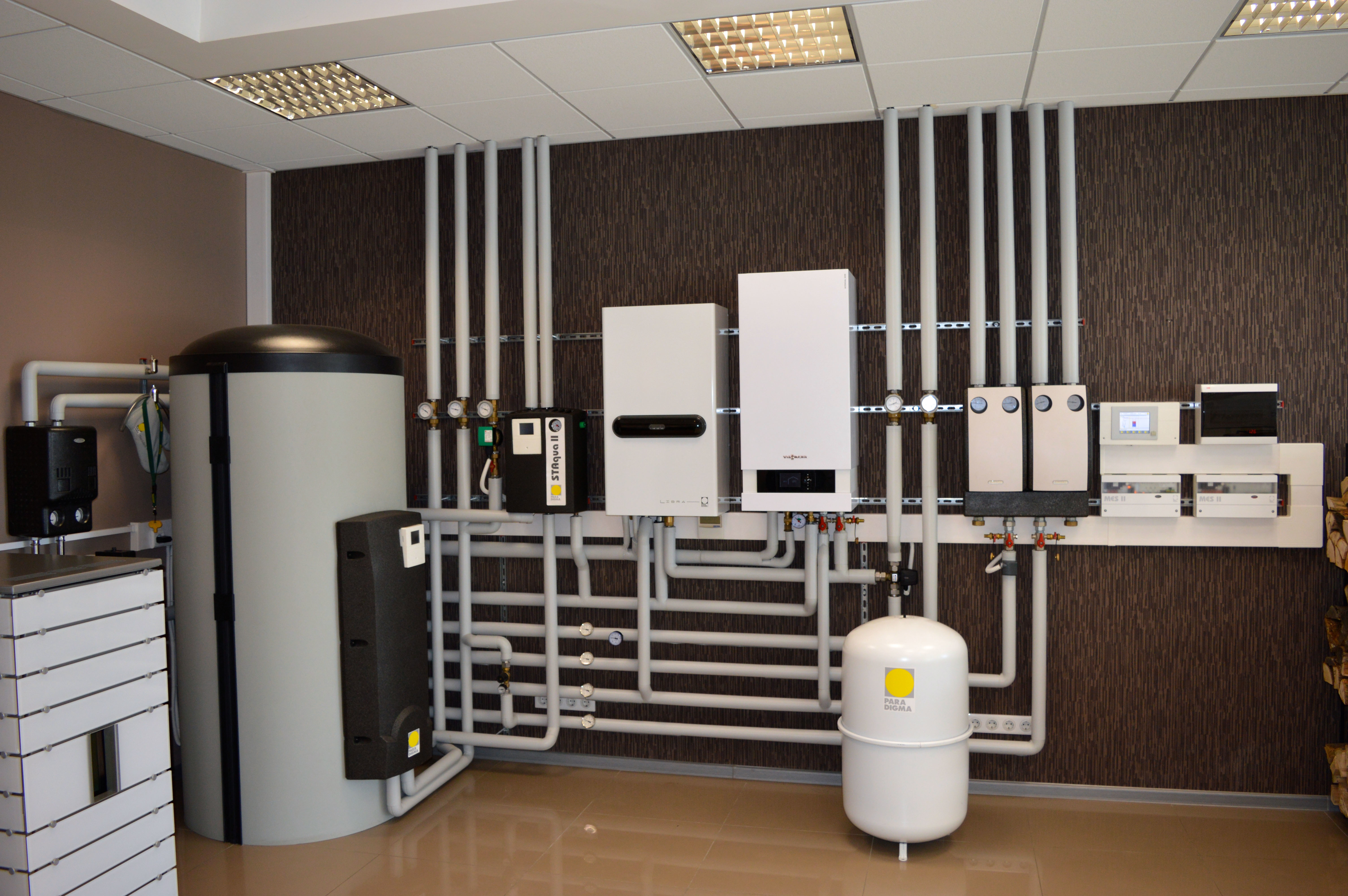 Система газового отопления в частном доме
